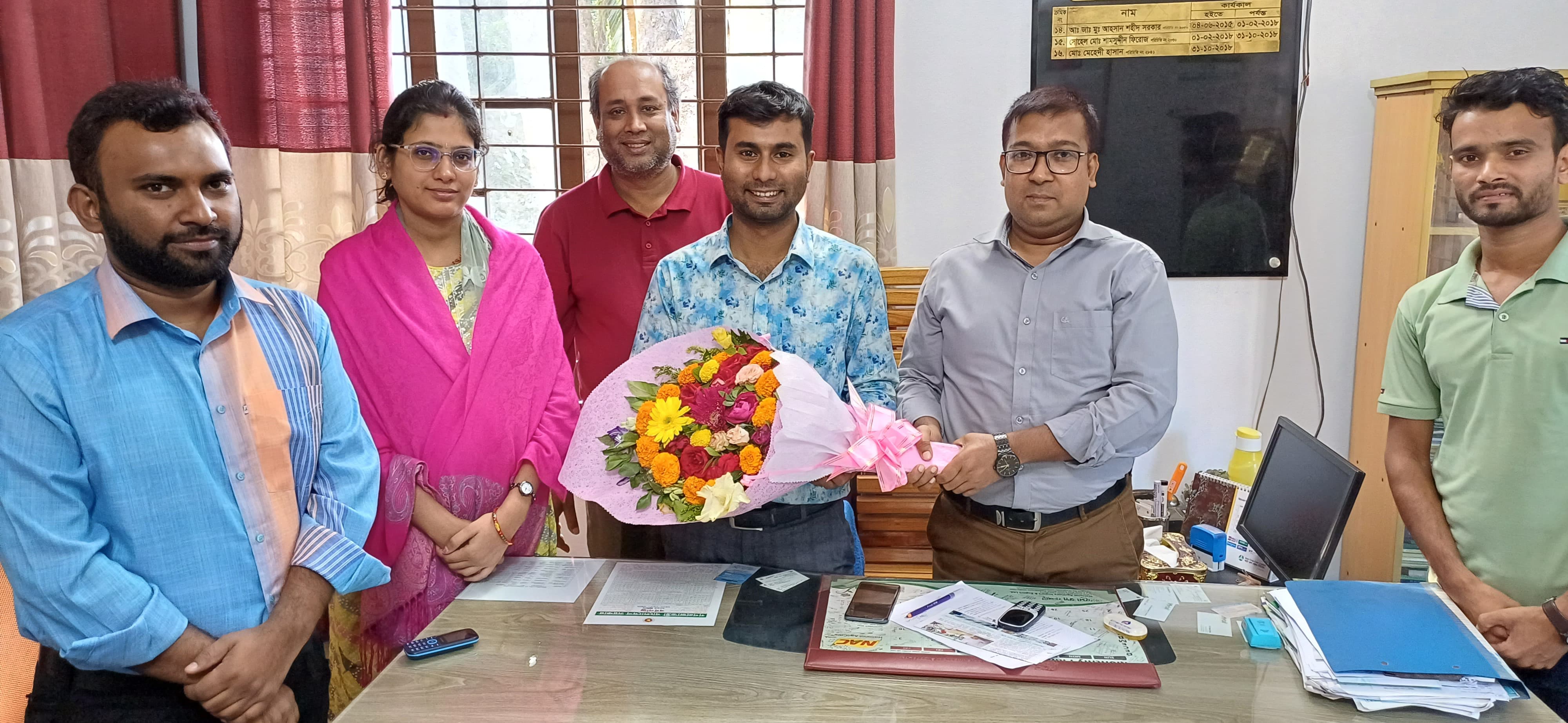 এইও ‍শাহরিয়ার আইপিএম ট্রেনিং এ ২য় হওিয়ায় সংবর্ধনা