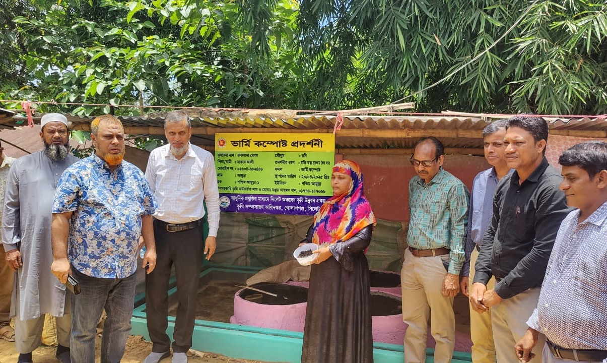 ভার্মি কম্পোষ্ট উৎপাদন