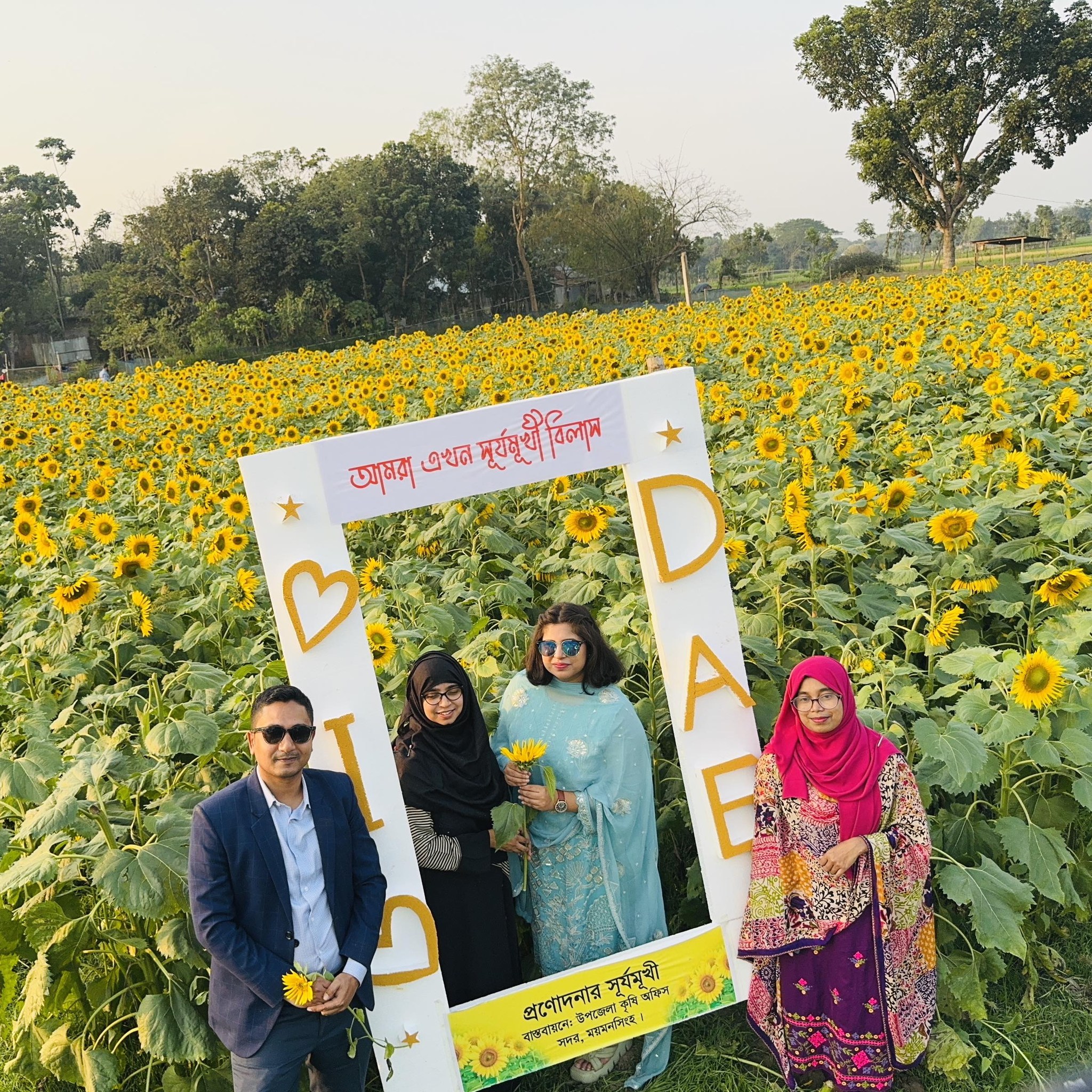 প্রনোদনা সূর্যমুখী সদর ,ময়মনসিংহ