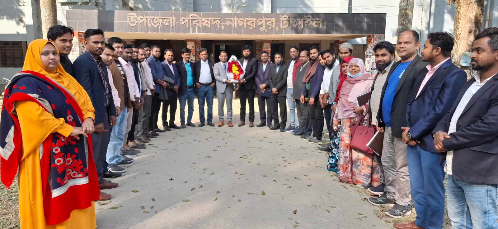 নবাগত স্যারকে বরণ