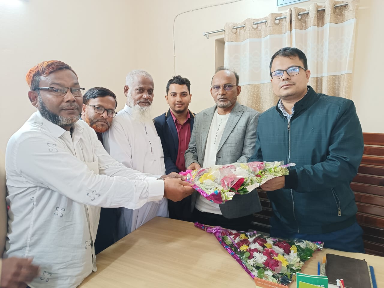 লেমুয়া উপসহকারী কৃষি কর্মকর্তার কার্যালয় সংস্কার পরবর্তী উপজেলা কৃষি অফিসারের পরিদর্শন