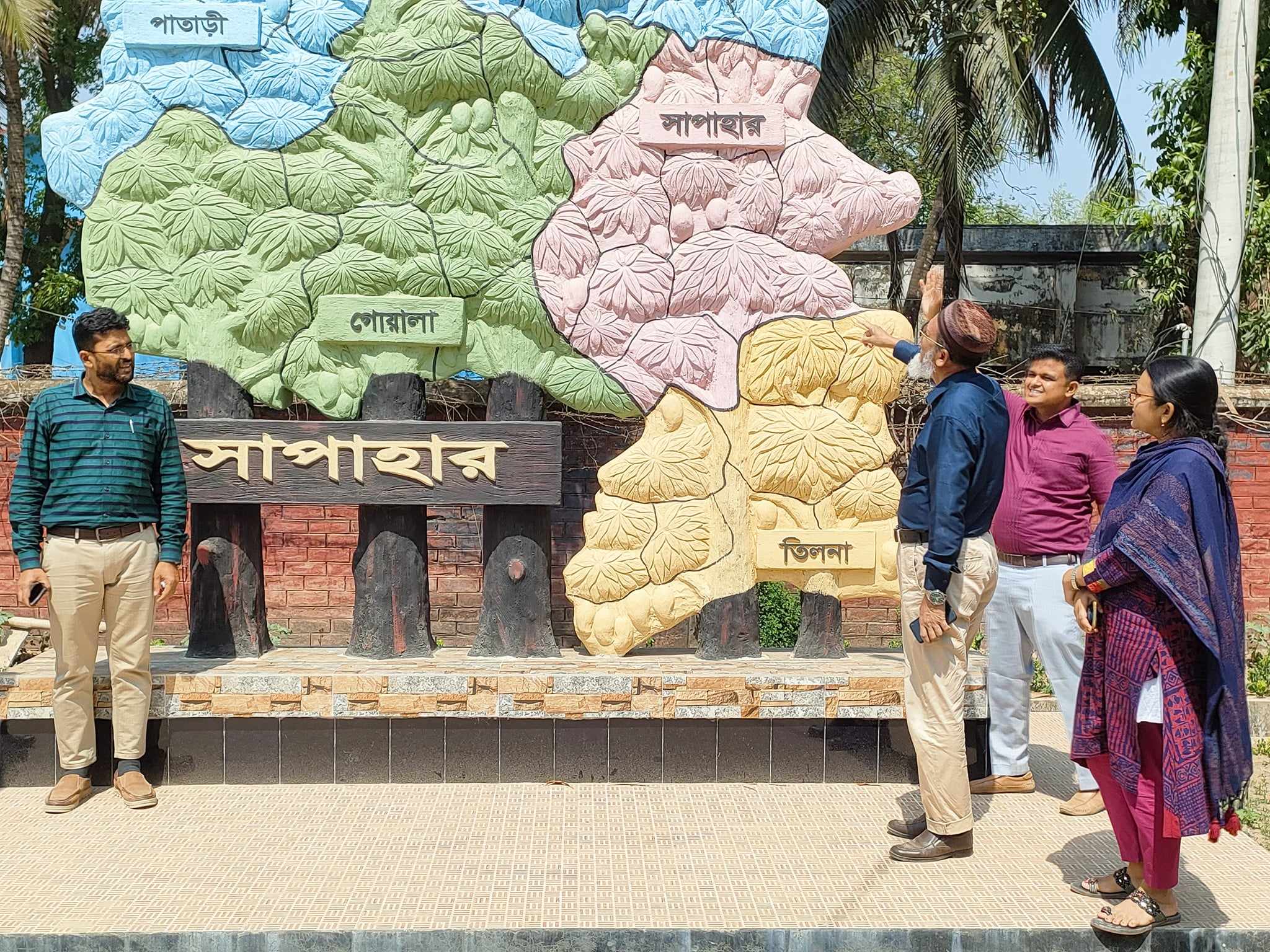 সাপাহার উপজেলা মানচিত্র