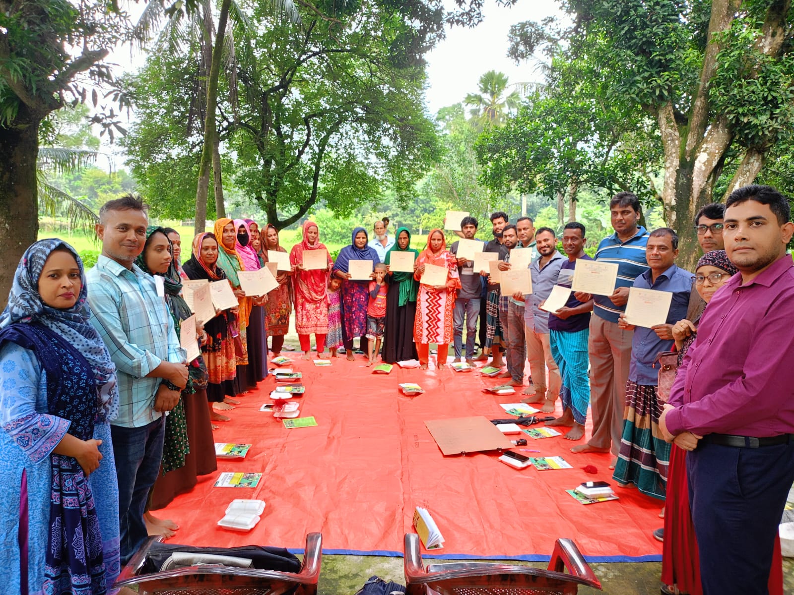 পার্টনার ফিল্ড স্কুল (PFS) এর সার্টিফিকেট বিতরণ