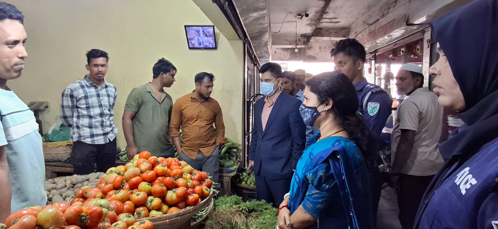 গোলাপগঞ্জ উপজেলায় বাজার মনিটরিং