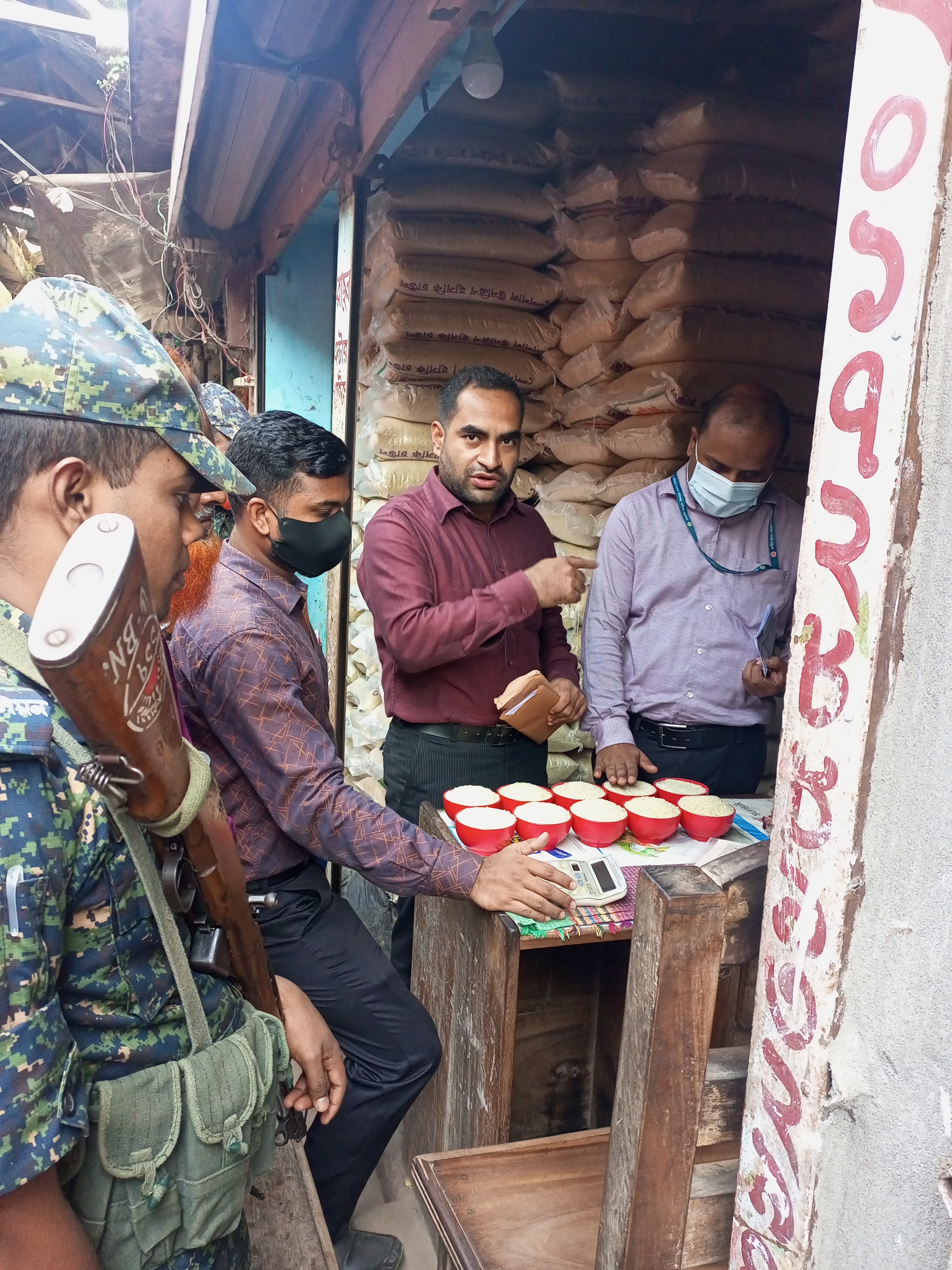 ত্রিশাল বাজার মনিটরিং