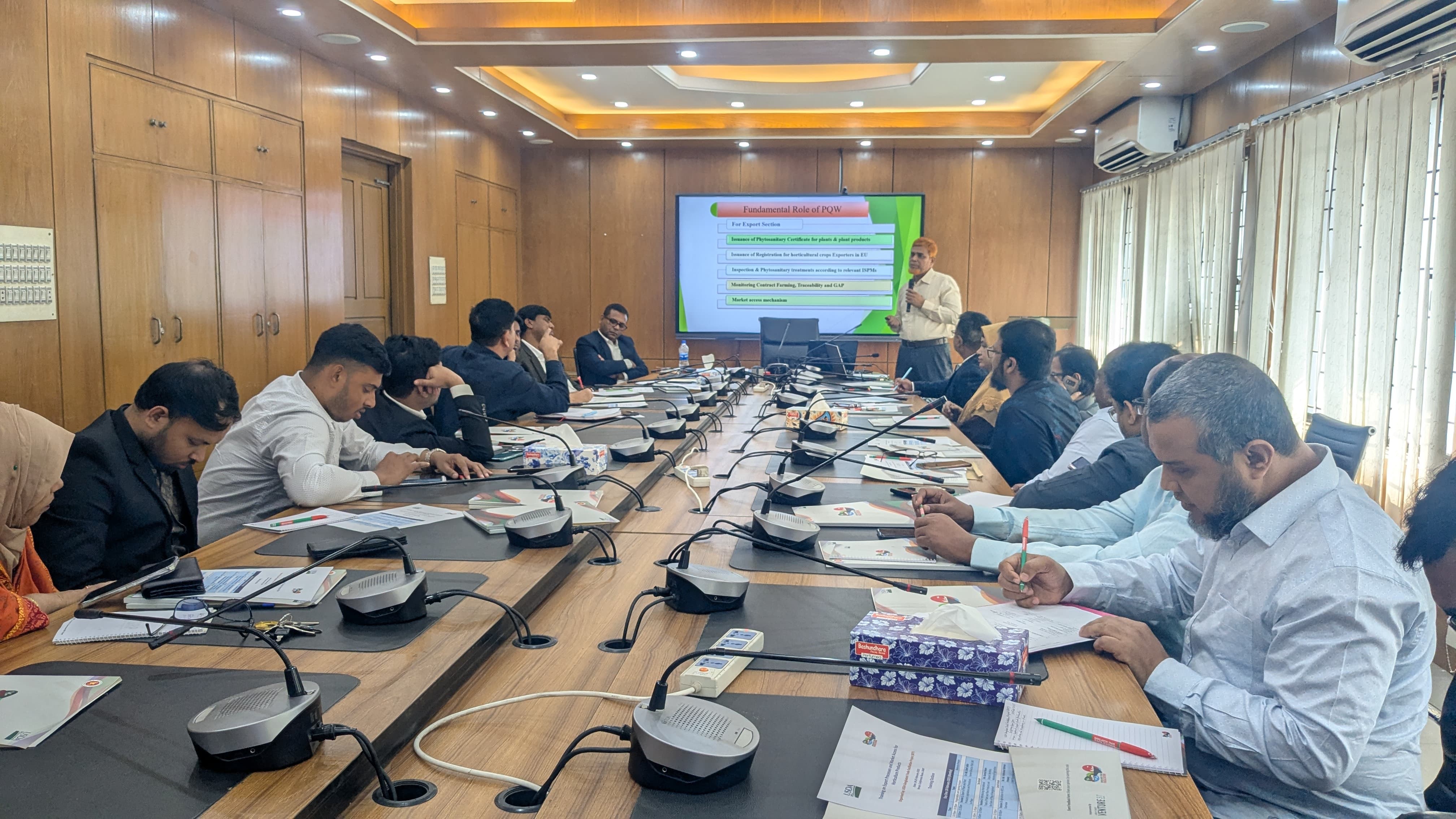 কৃষিপণ্য রপ্তানি বৃদ্ধি সংক্রান্ত প্রশিক্ষণ