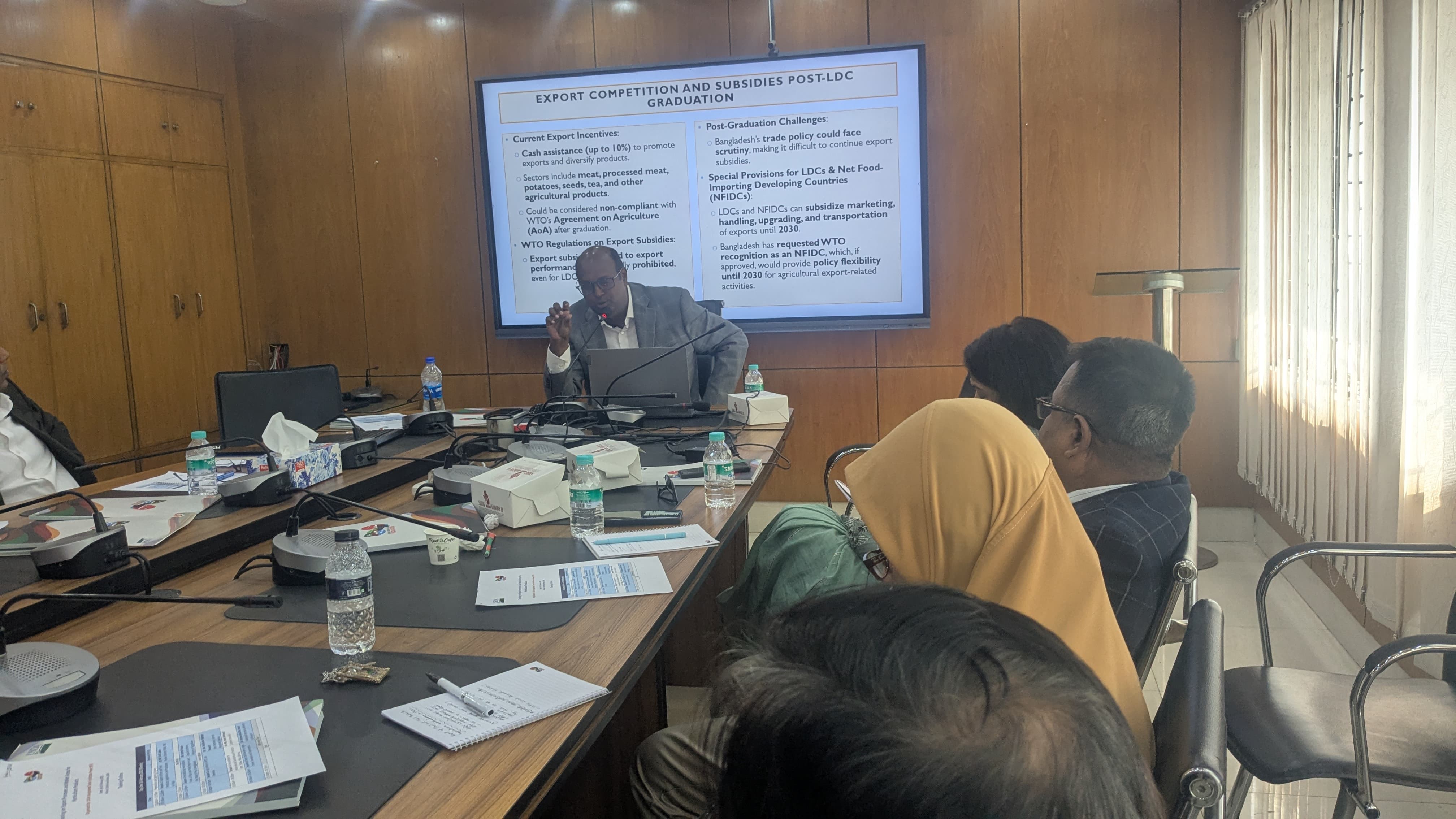 কৃষিপণ্য রপ্তানি বৃদ্ধি সংক্রান্ত প্রশিক্ষণ