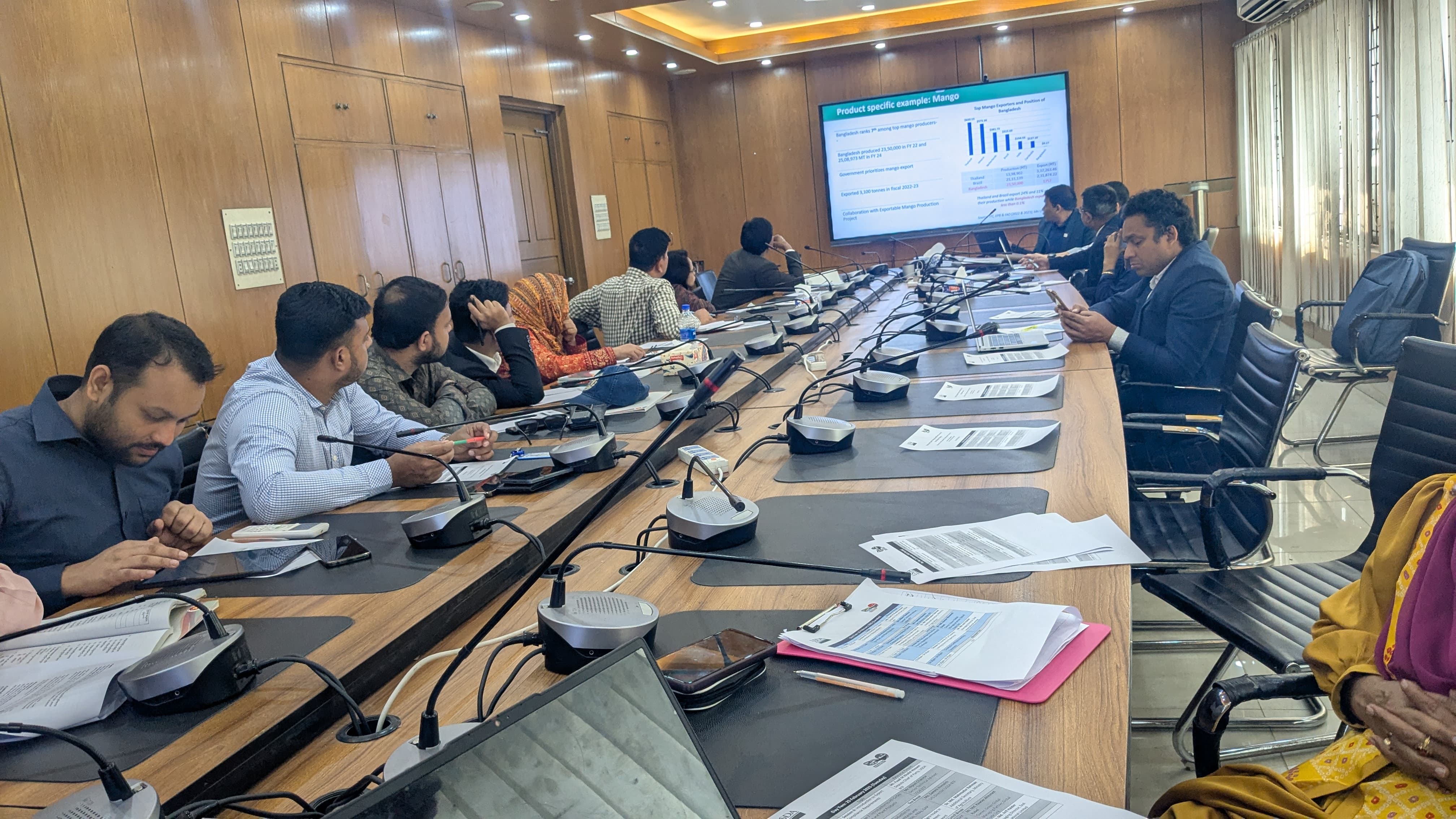 কৃষিপণ্য রপ্তানি বৃদ্ধি সংক্রান্ত প্রশিক্ষণ