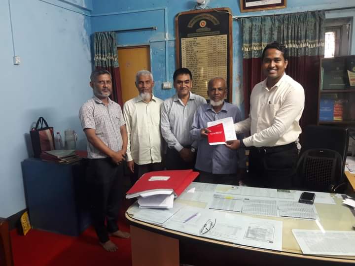 উপজেলা নির্বাহী অফিসার জনাব মো: তাজউদ্দিন মহোদয়ের উপস্থিতিতে ১(এক) কর্মদিবসে সন্মানিত পেনশনার জনাব আক্কাস আলী এর আনুতোষিক ও পেনশন কেইজ নিস্পত্তি