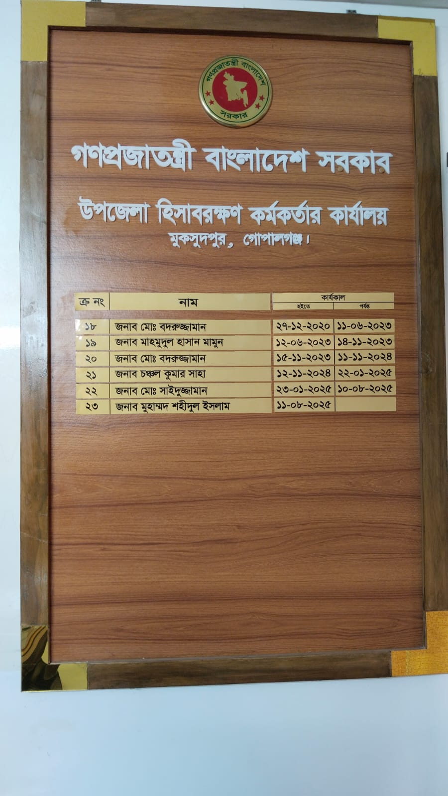 অনার বোর্ড