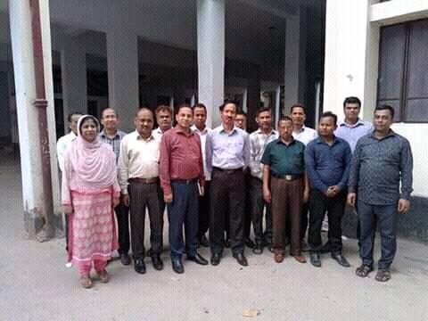 সিজিএ মহোদয় সহ নীলফামারী জেলা হিসাবরক্ষণ অফিসের কর্মকর্তা/কর্মচারী