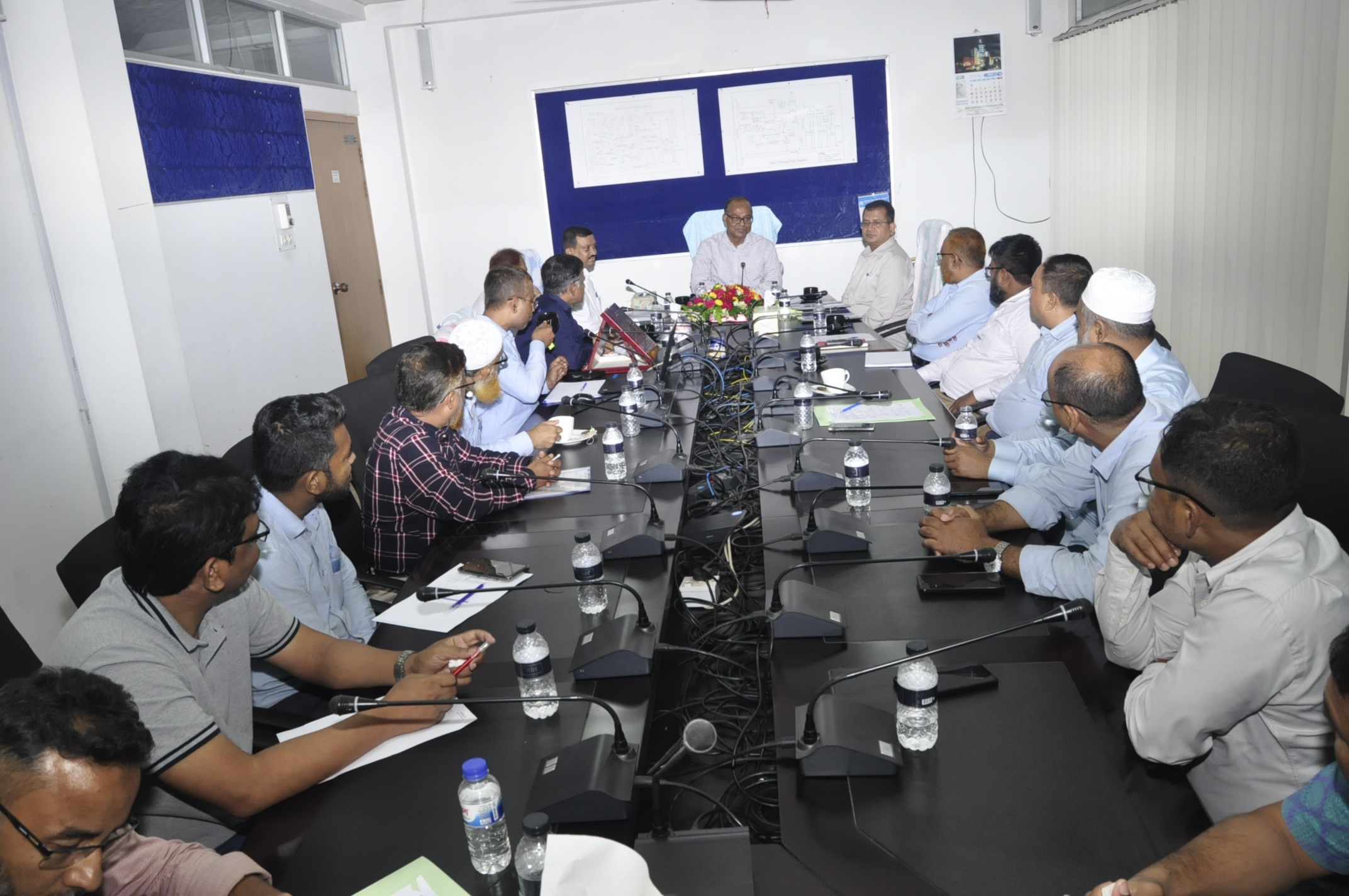 বিসিআইসির সম্মানিত চেয়ারম্যান জনাব মোঃ ফজলুর রহমান-এর ডিএপিএফসিএল-এ আগমন ও কর্মকর্তাদের সঙ্গে মতবিনিময়