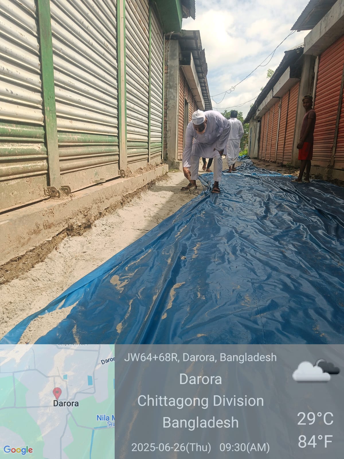 দারোরা ইউনিয়নের বিভিন্ন প্রকল্পের কাজের ছবি