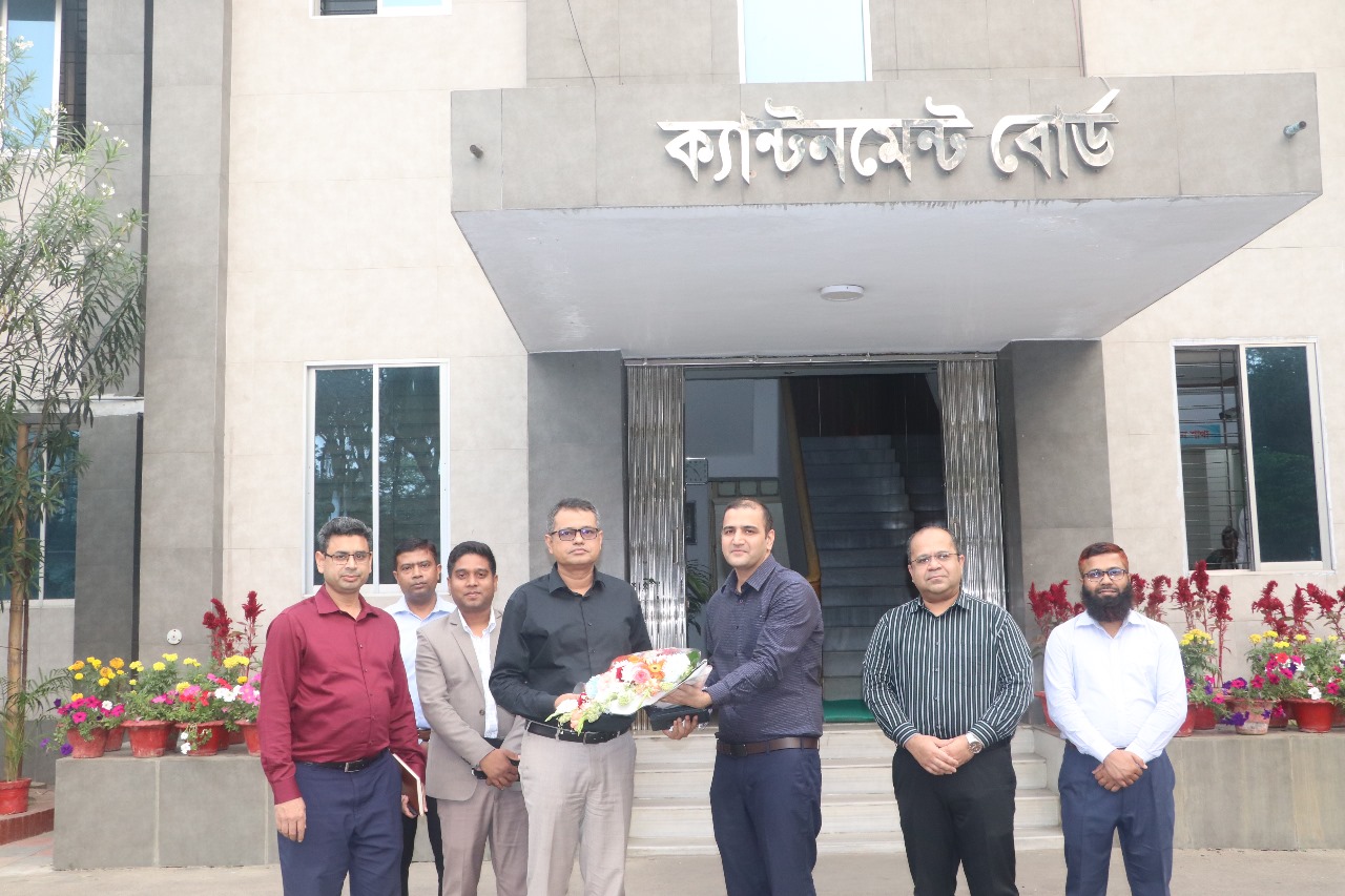 ডিজি মহোদয়ের ক্যান্টনমেন্ট বোর্ড পরিদর্শন