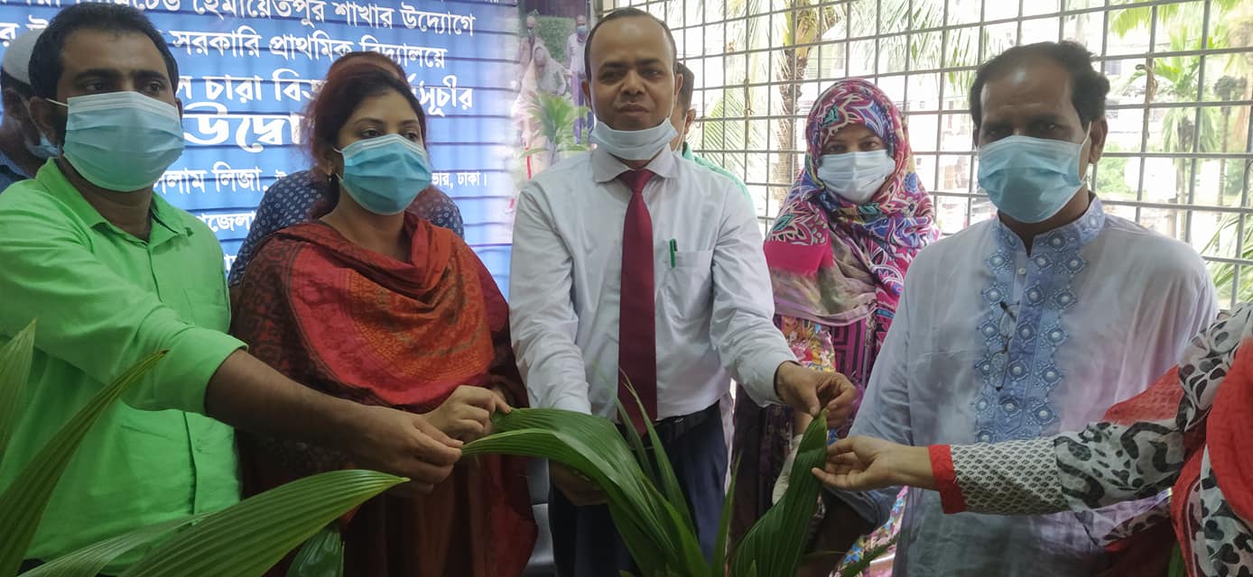 সরকারি প্রাথমিক বিদ্যালয়ে গাছ বিতরন কর্মসূচী ২০২০ 