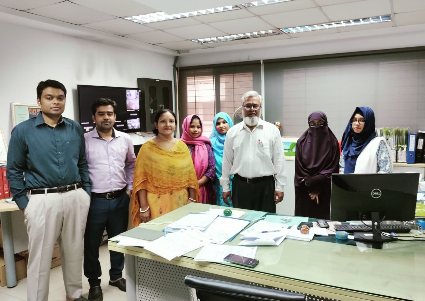 বায়োমেডিকেল ইঞ্জিনিয়ারিং বিভাগের ২ জন শিক্ষার্থীকে প্রশিক্ষণ, বুয়েট।