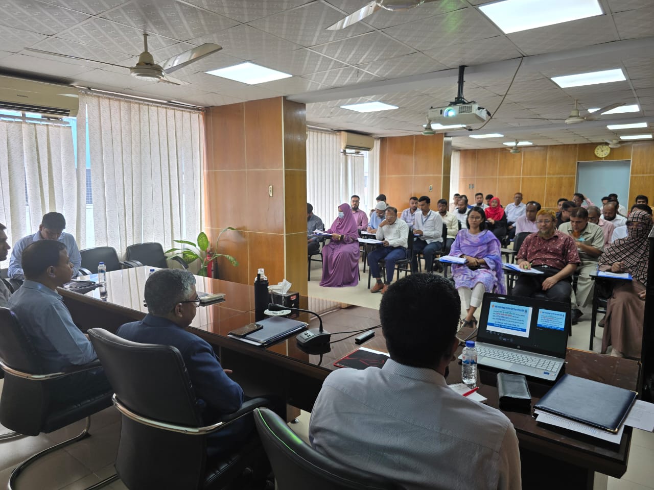 সরকারি যানবাহন অধিদপ্তরের কর্মচারীদের সাংগঠনিক কাঠামো সংক্রান্ত কর্মশালায়