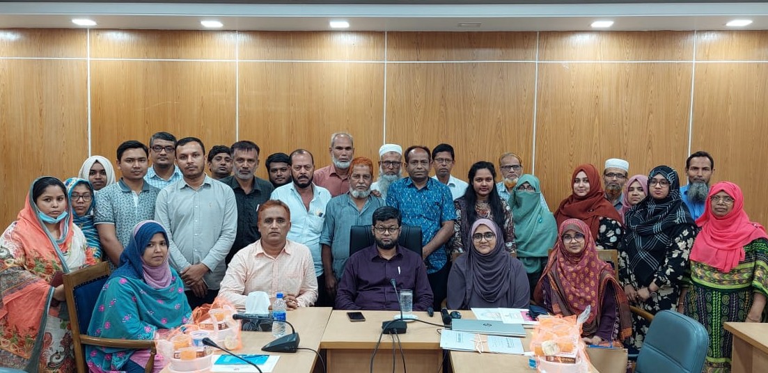 "শুদ্ধাচার কর্ম-পরিকল্পনা বাস্তবায়ন"-বিষয়ক কর্মচারীদের দিনব্যাপি ইন-হাউজ প্রশিক্ষণ