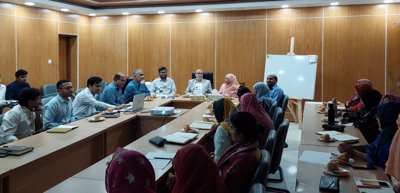 The training session on structure elucidation using NMR spectroscopic techniques