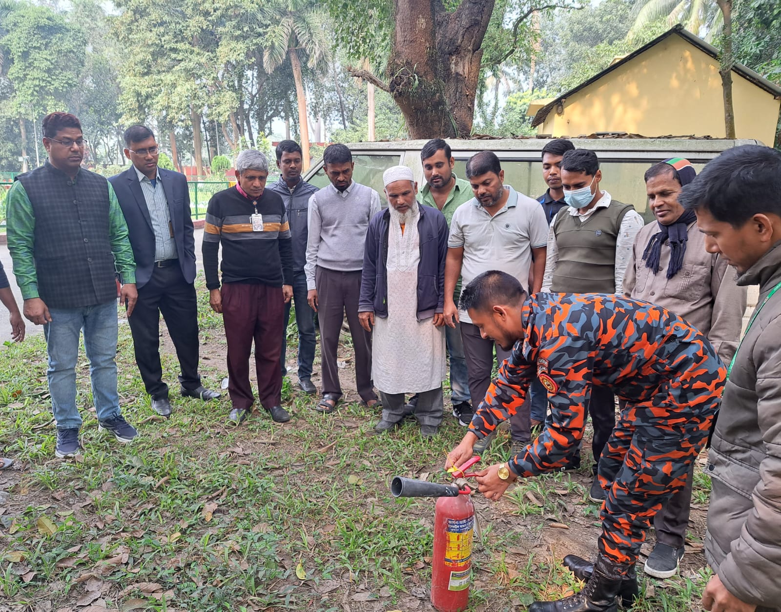 অগ্নিনির্বাপন মহড়া