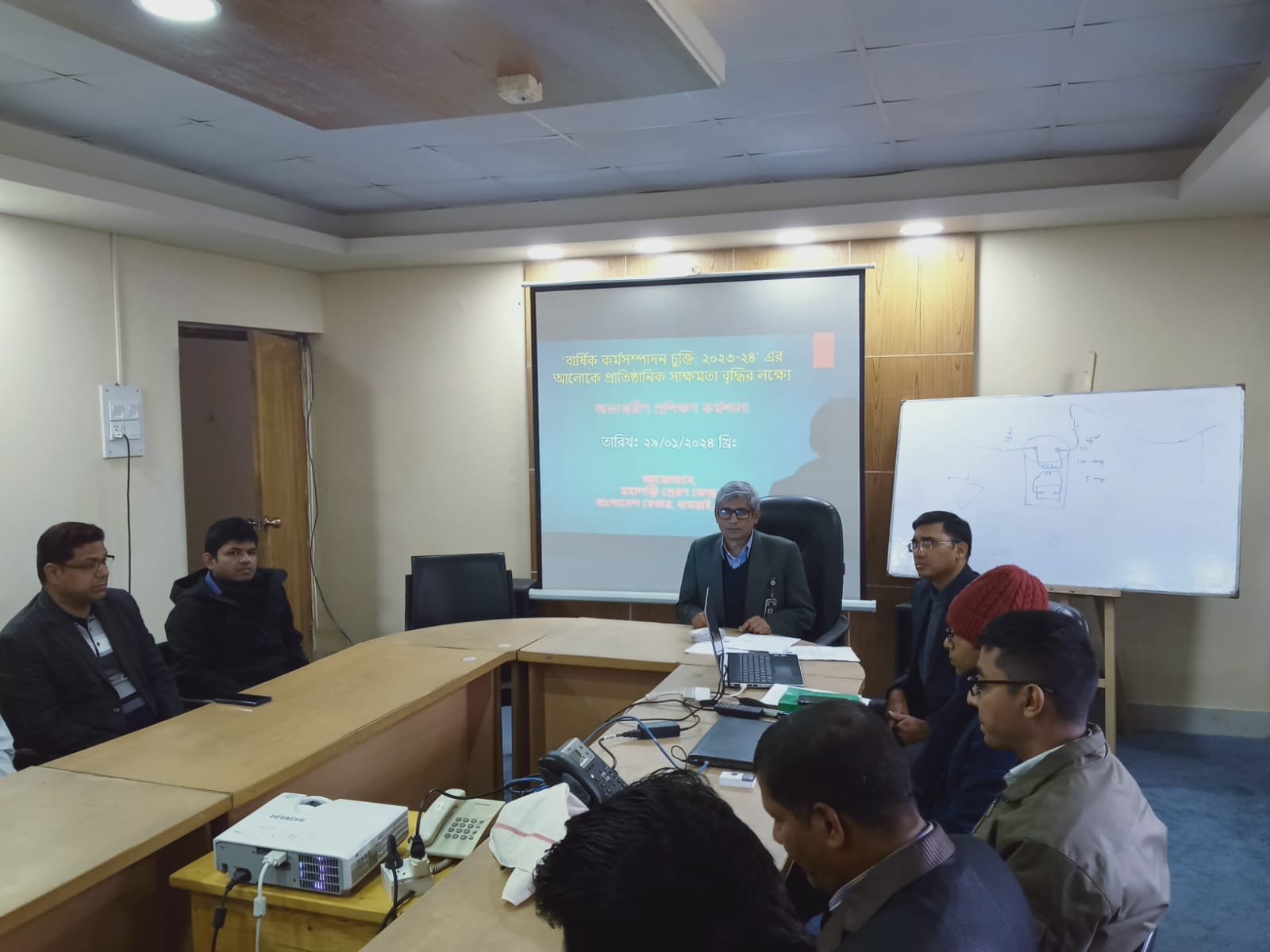 প্রাতিষ্ঠানিক সাক্ষমতা বৃদ্ধির লক্ষ্যে অভ্যন্তরীণ প্রশিক্ষণ কর্মশালা