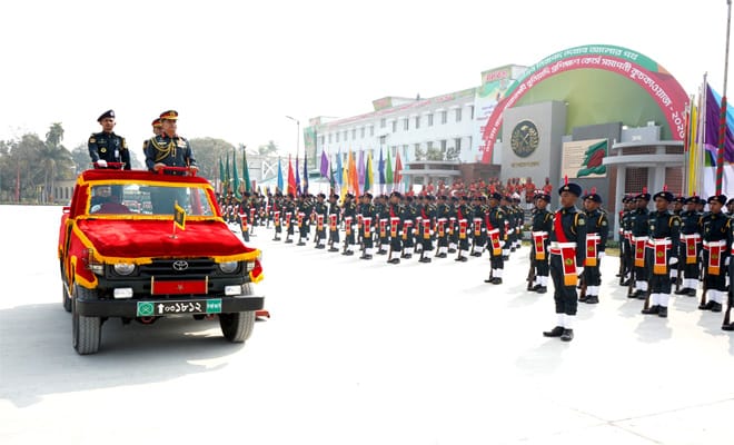 কারা প্রশিক্ষন কেন্দ্র রাজশাহী, সমাপনী কুচকাওয়াজ।