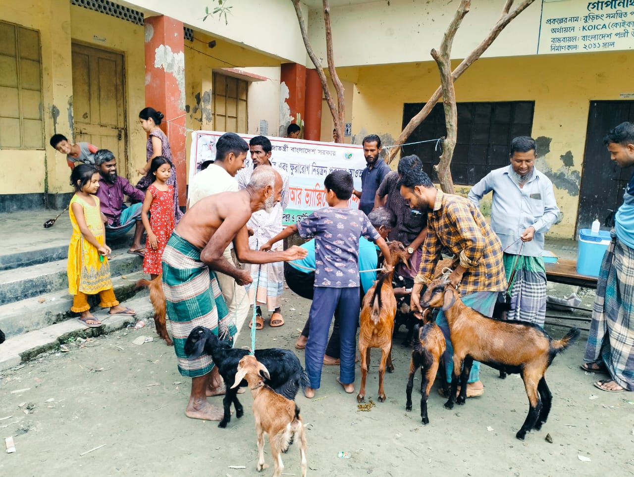 পিপিআর রোড় নির্মূল এবং ক্ষুরারোগ নিয়ন্ত্রণ প্রকল্পের কার্যক্রমসমূহ