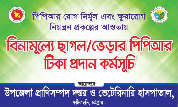 পিপিআর টিকা প্রদান কার্যক্রম-২০২৪