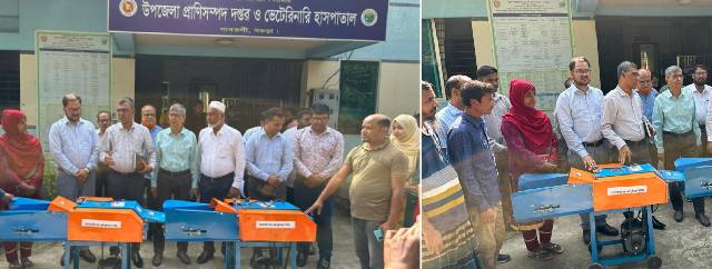 পিজি গ্রুপে চপার মেশিন বিতরণ