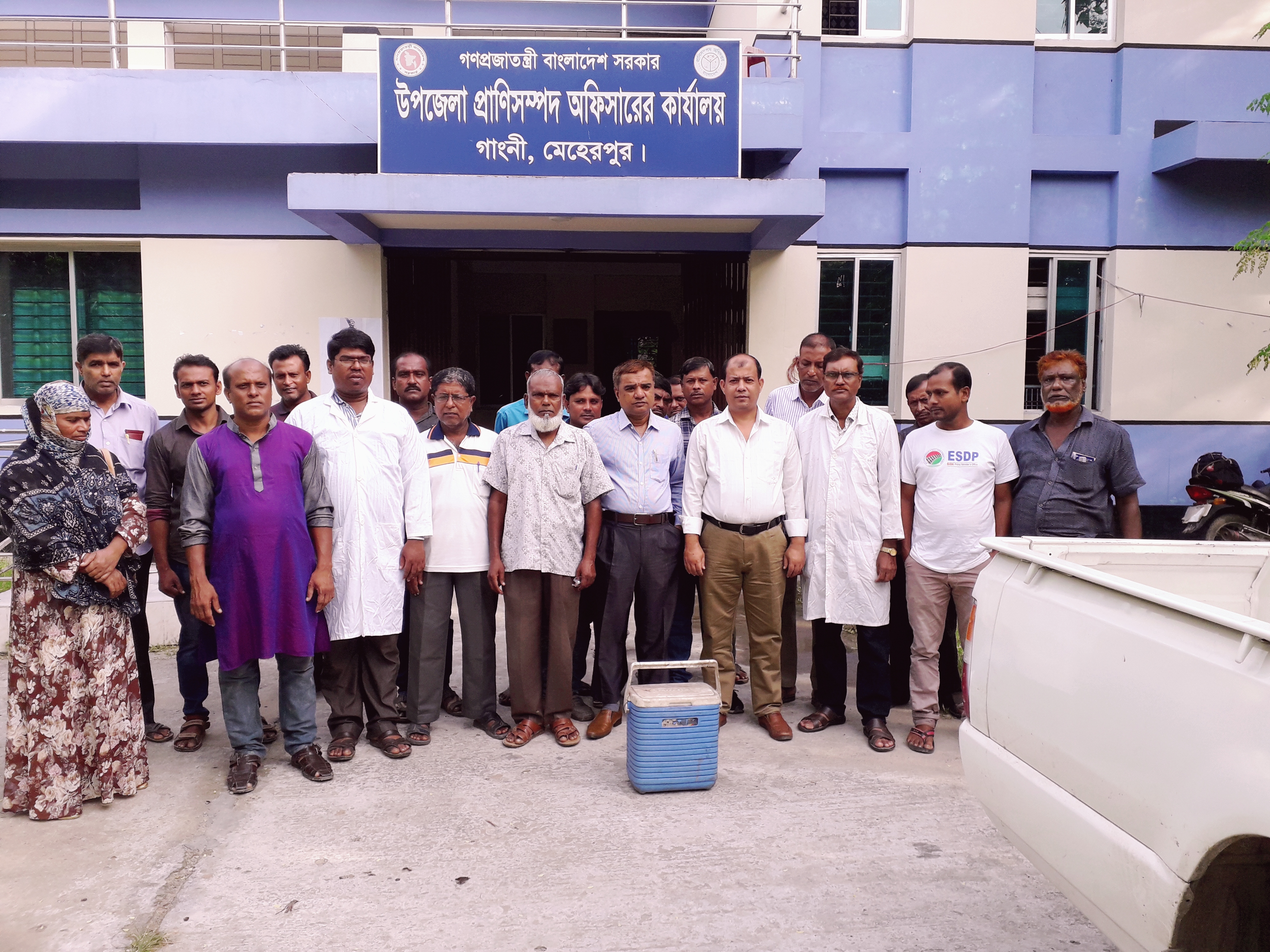 preparation of vaccination with dlo sir