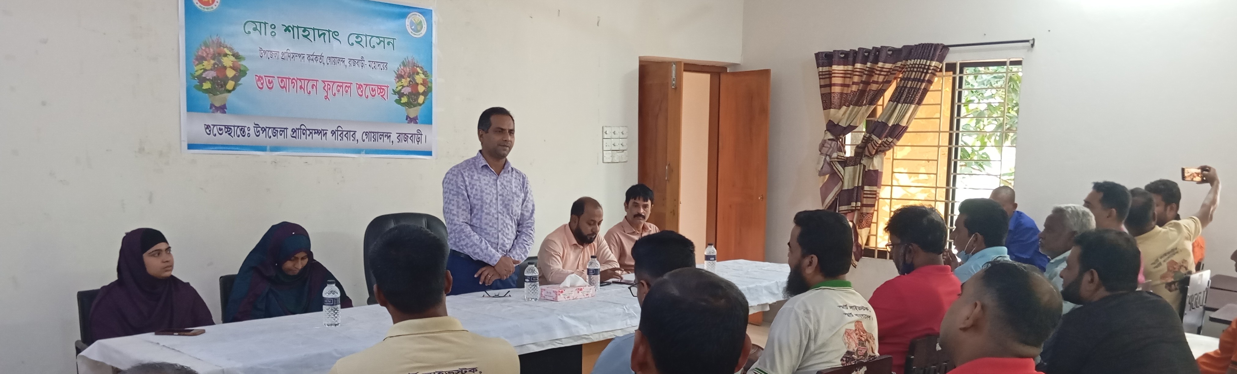 নবাগত ইউএল্ও কে বরণ