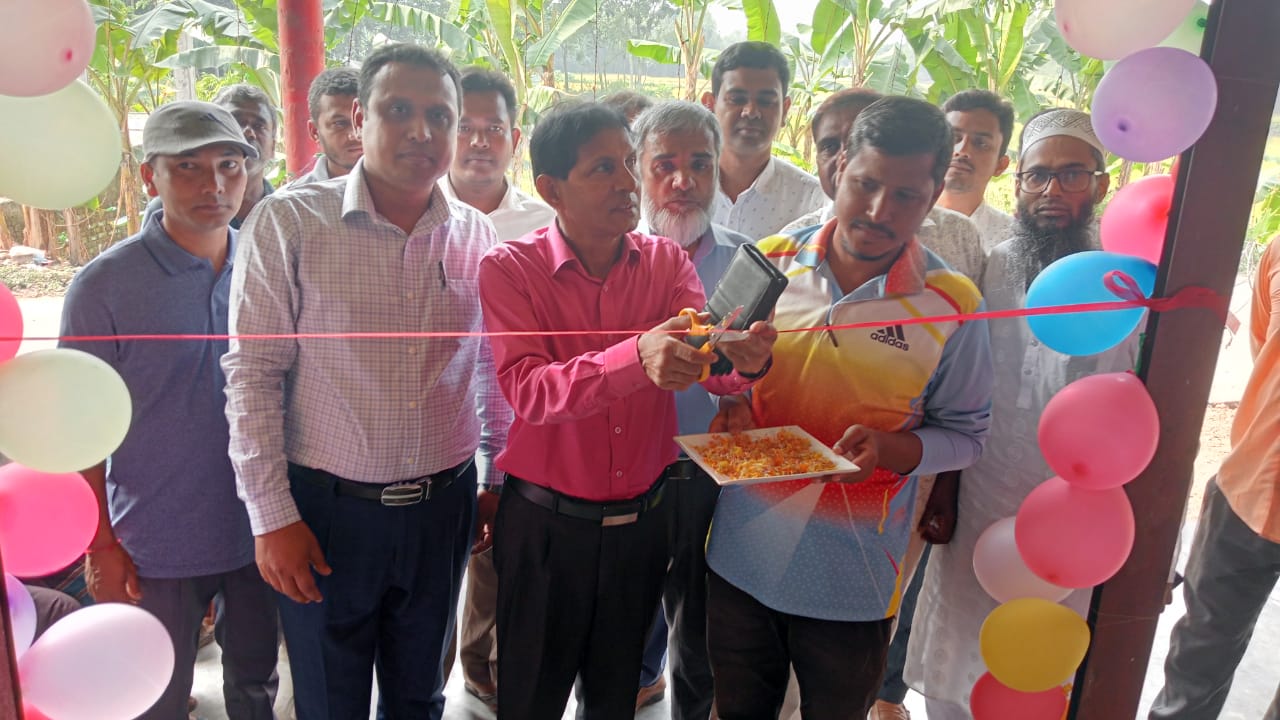 এলডিডিপি এর আওতায় দুগ্ধ শীতলীকরণ প্লান্ট বিতরণ এর শুভ উদ্বোধন