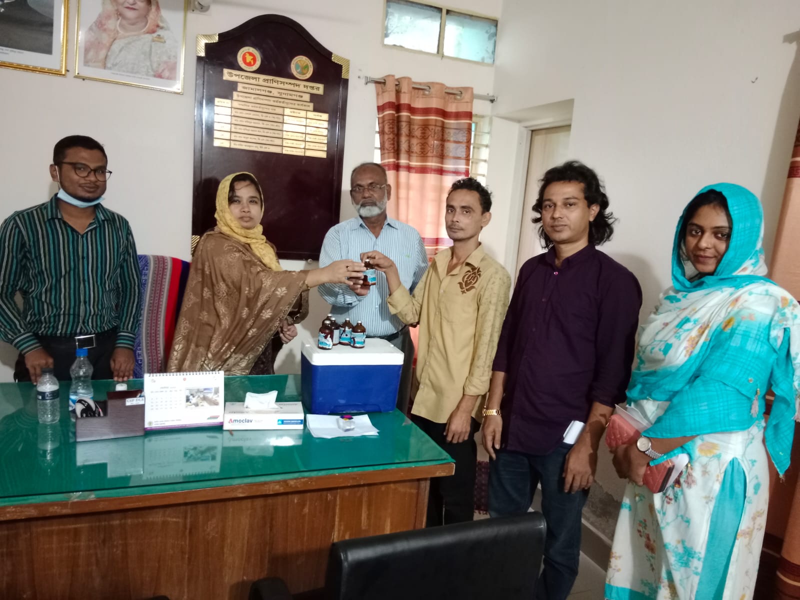 Distribution of FMD vaccine from LDDP on 4 September'2022