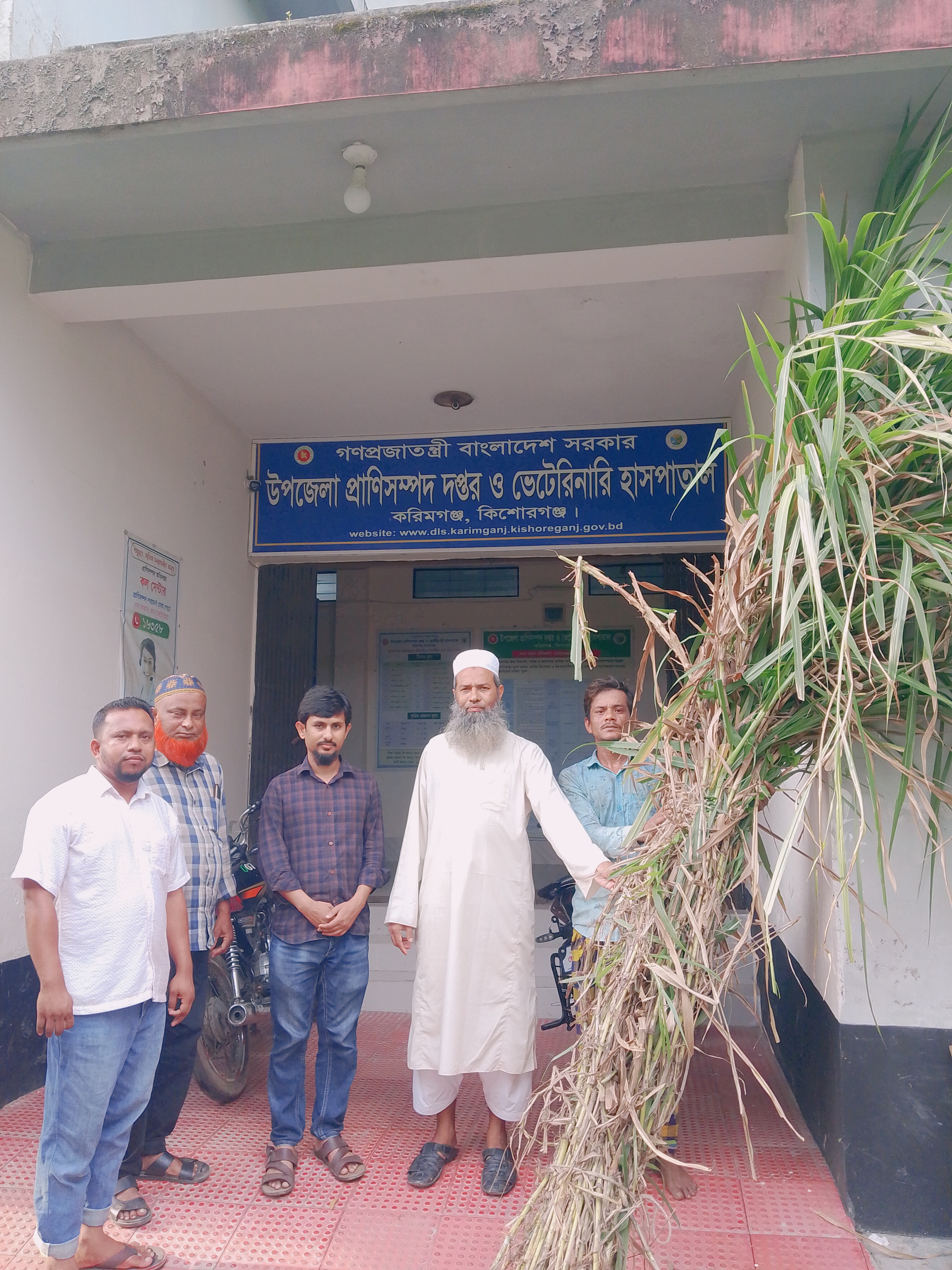 ঘাস চাষের পরিদর্শন
