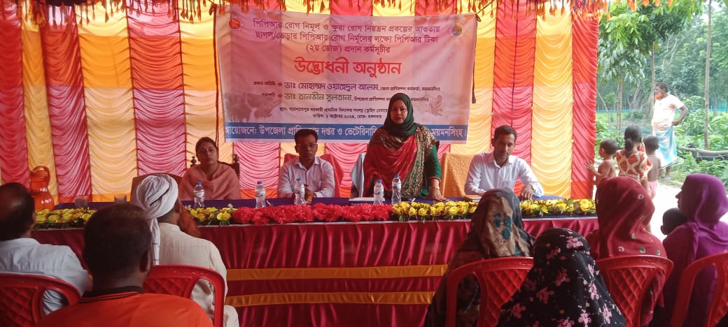 পিপিআর টিকা (২য় পর্যায়) কার্যক্রমের শুভ উদ্বোধন