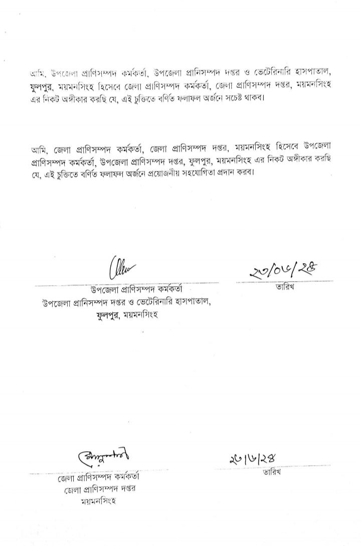 এপিএ চুক্তিনামা ২০২৪-২০২৫