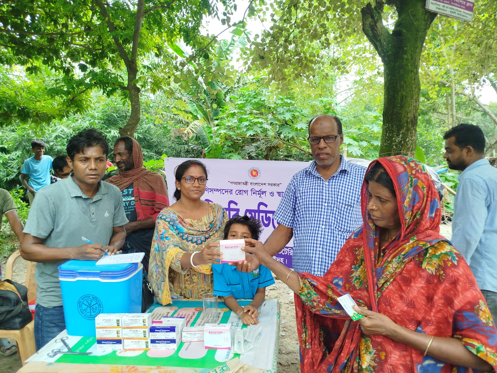 প্রাণিসম্পদের রোগ নির্মূল ও স্বাস্থ্য সুরক্ষায় ফ্রি ভেটেরিনারি মেডিক্যাল ক্যাম্প