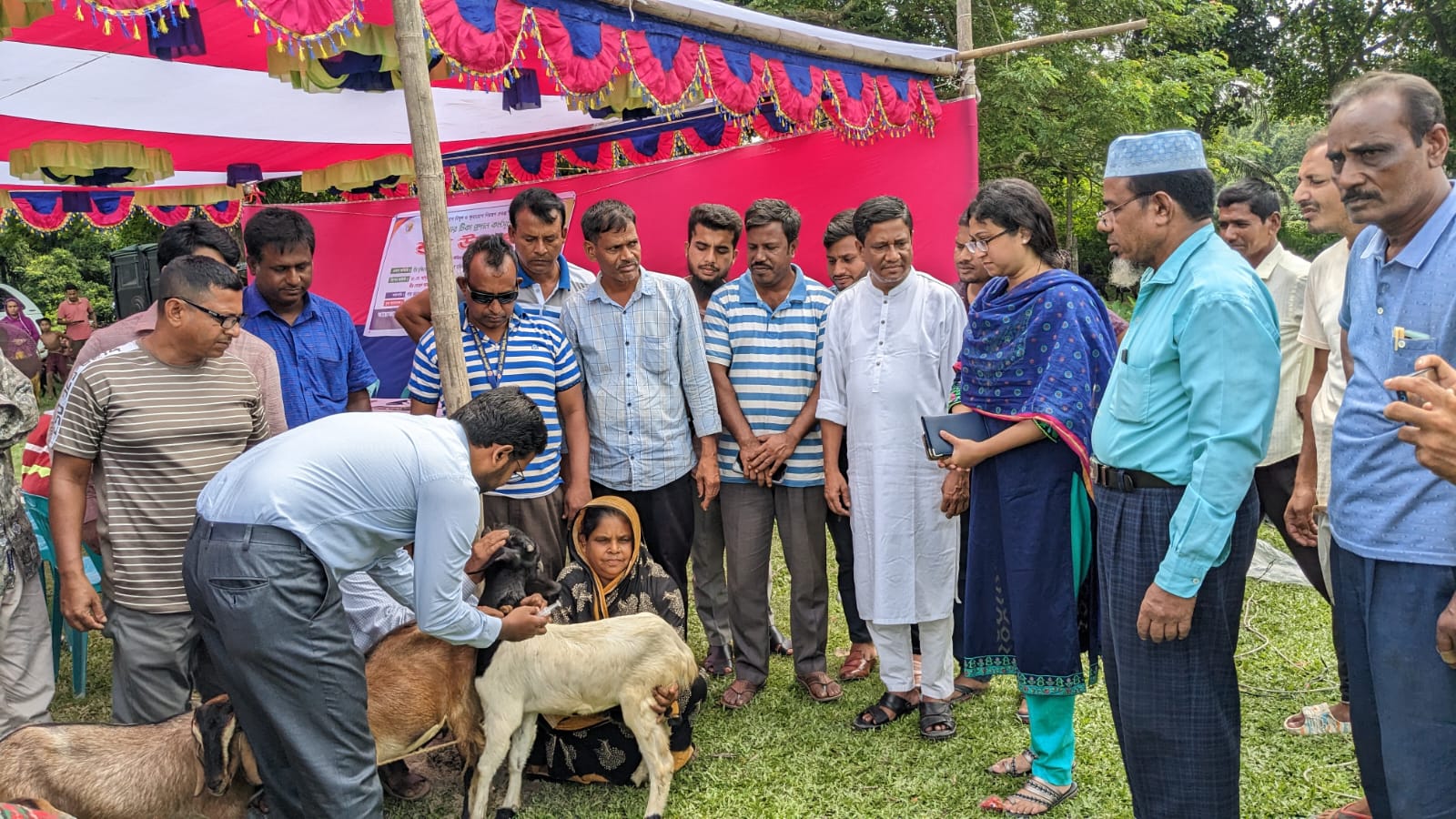 ফ্রী পিপিআর টিকাদান কর্মসূচির শুভ উদ্বোধন