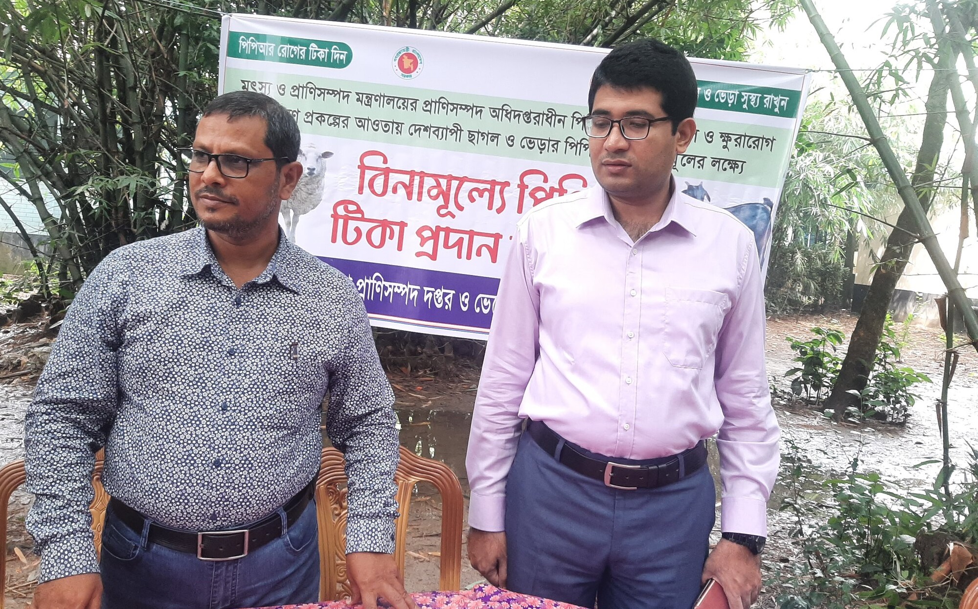 পিপিআর নির্মূল ও ক্ষুরারোগ নিয়ন্ত্রণ প্রকল্প এর আওতায় সারাদেশের ন্যায় শিবপুরে ২য় ধাপে পিপিআর এর টিকা প্রদান কর্মসূচী চলমান