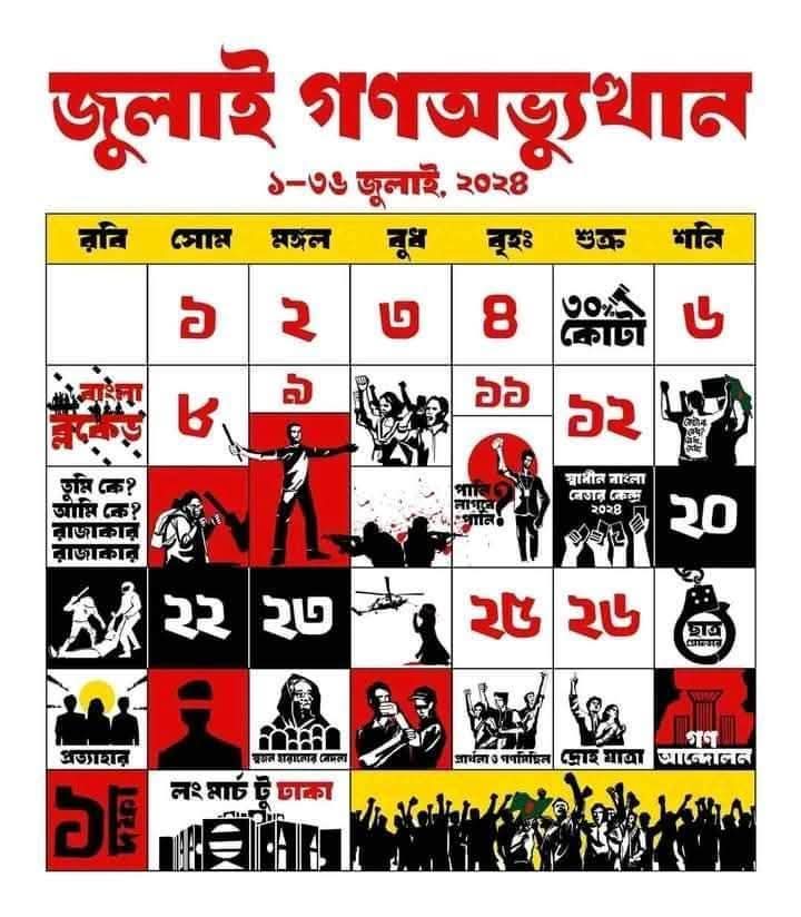 জুলাই পুনর্জাগরণ-২০২৫ এর স্ত্রিরচিত্র