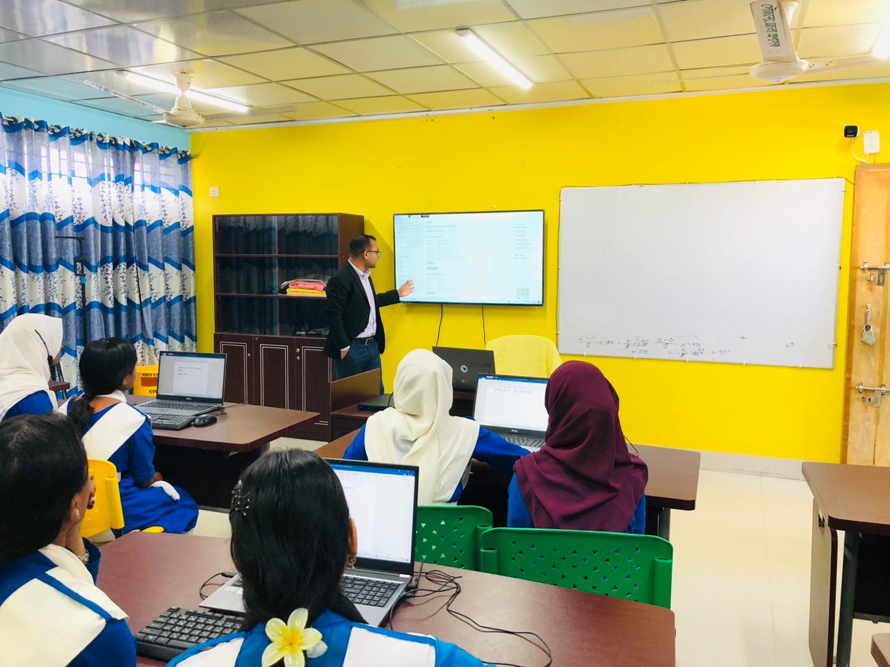 আইসিটিডি ডিজিটাল ল্যাব, মন্দরী এসইএসডিপি মডেল উচ্চ বিদ্যালয়, বানিয়াচং পরিদর্শন