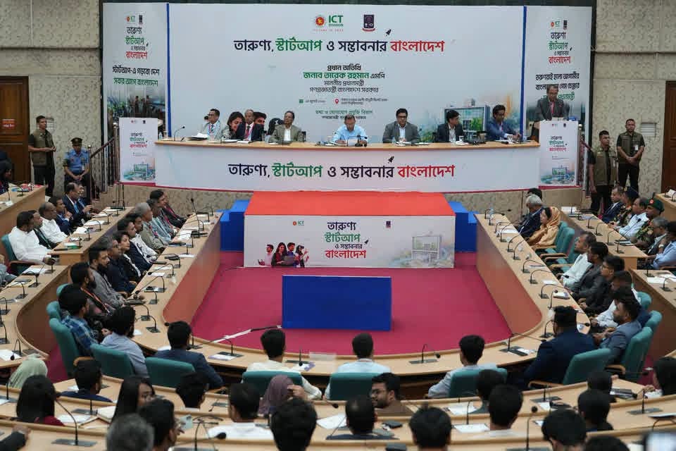 “তারুণ্য, স্টার্টআপ ও সম্ভাবনার বাংলাদেশ” শীর্ষক অনুষ্ঠানে তথ্য ও যোগাযোগ প্রযুক্তি অধদপ্তর (DoICT)-এর ফ্রিল্যান্সার নিবন্ধন কার্যক্রম পরিদর্শন করলেন মাননীয় প্রধানমন্ত্রী