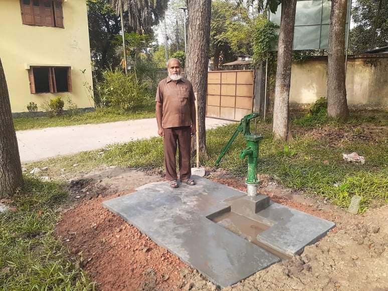 জনস্বাস্থ্য প্রকৌশল অধিদপ্তর কর্তৃক স্থাপিত নলকূপ।