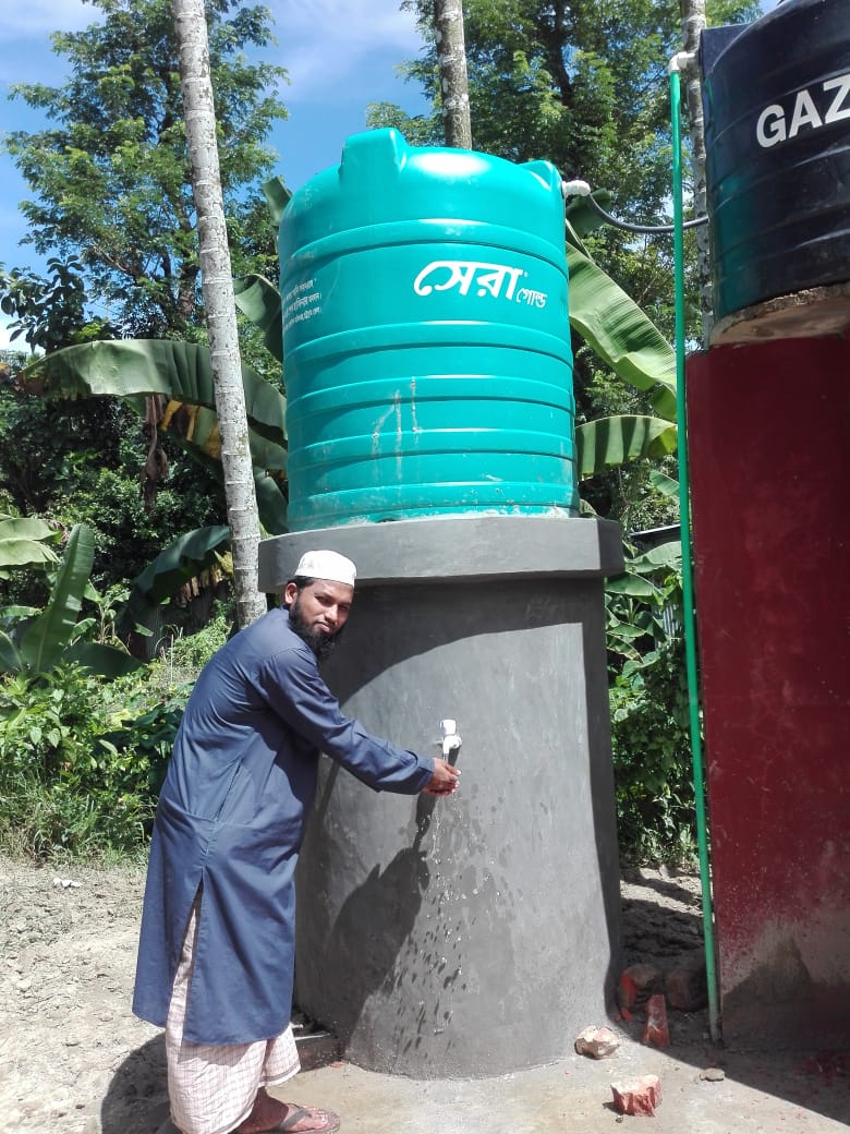 পল্লী অঞ্চলে স্থাপিত গভীর নলকুপ
