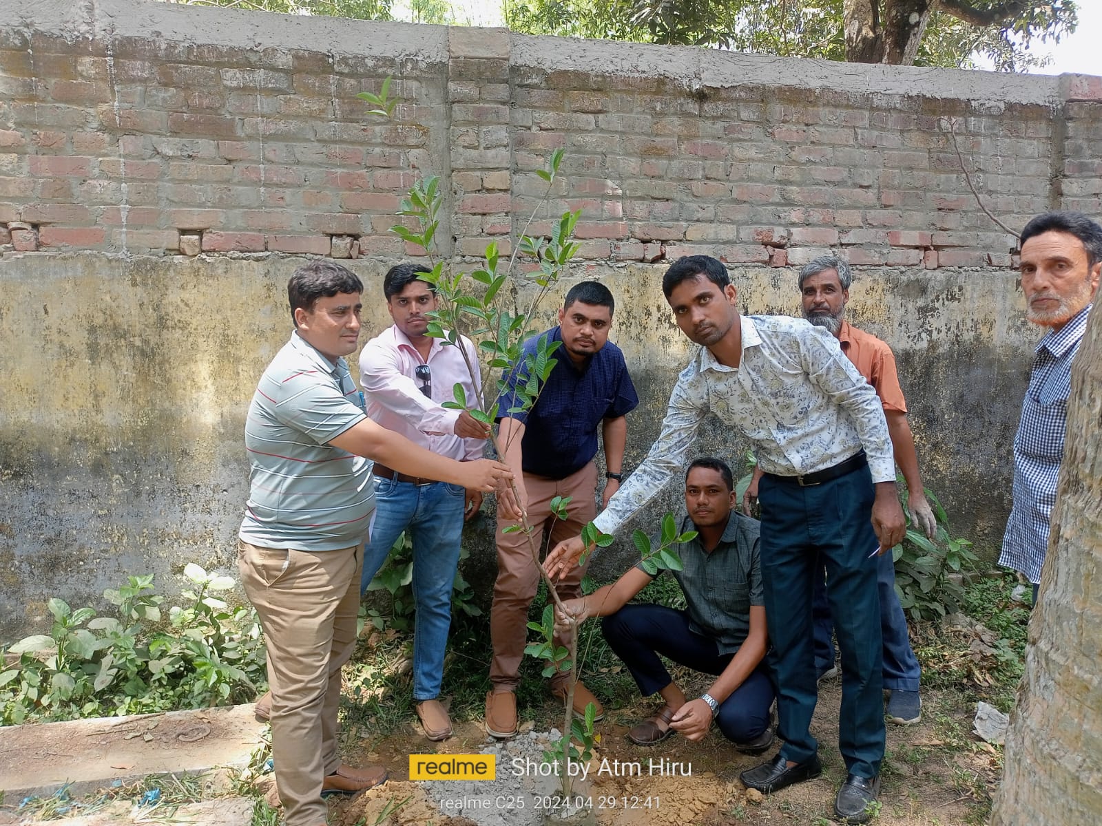 অফিস চত্তরে বৃক্ষ রোপন