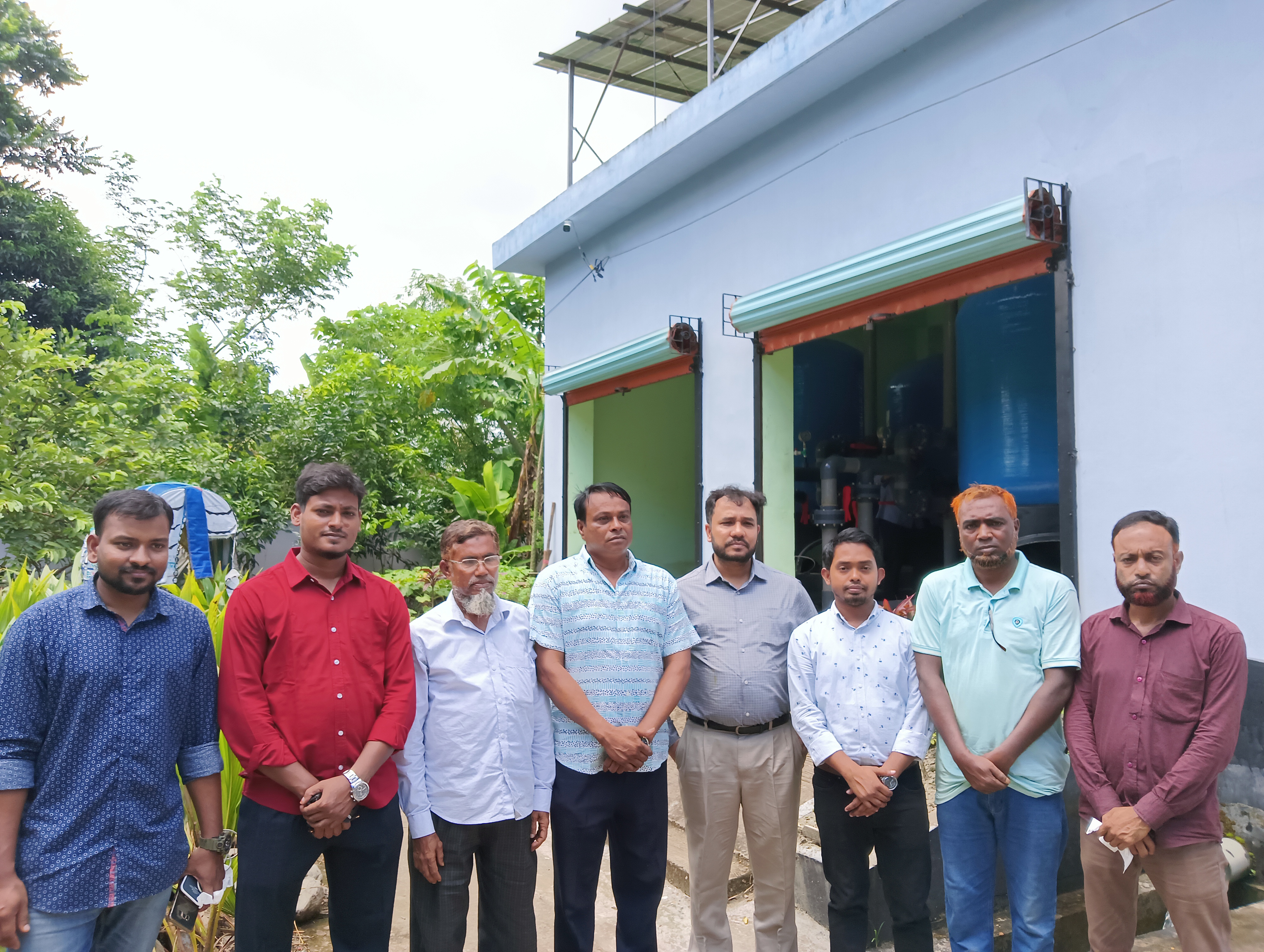 কবিরহাট পৌরসভার পানি সরবরাহ ব্যবস্থা পরিদর্শন