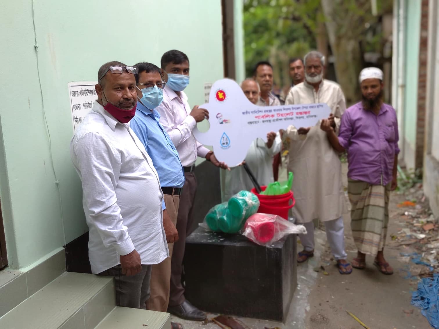 স্যানিটারী ল্যাট্রিন, পাবলিক টয়লেট, ওয়াশব্লক নির্মাণ, উদ্বদ্ধকরণ সভা