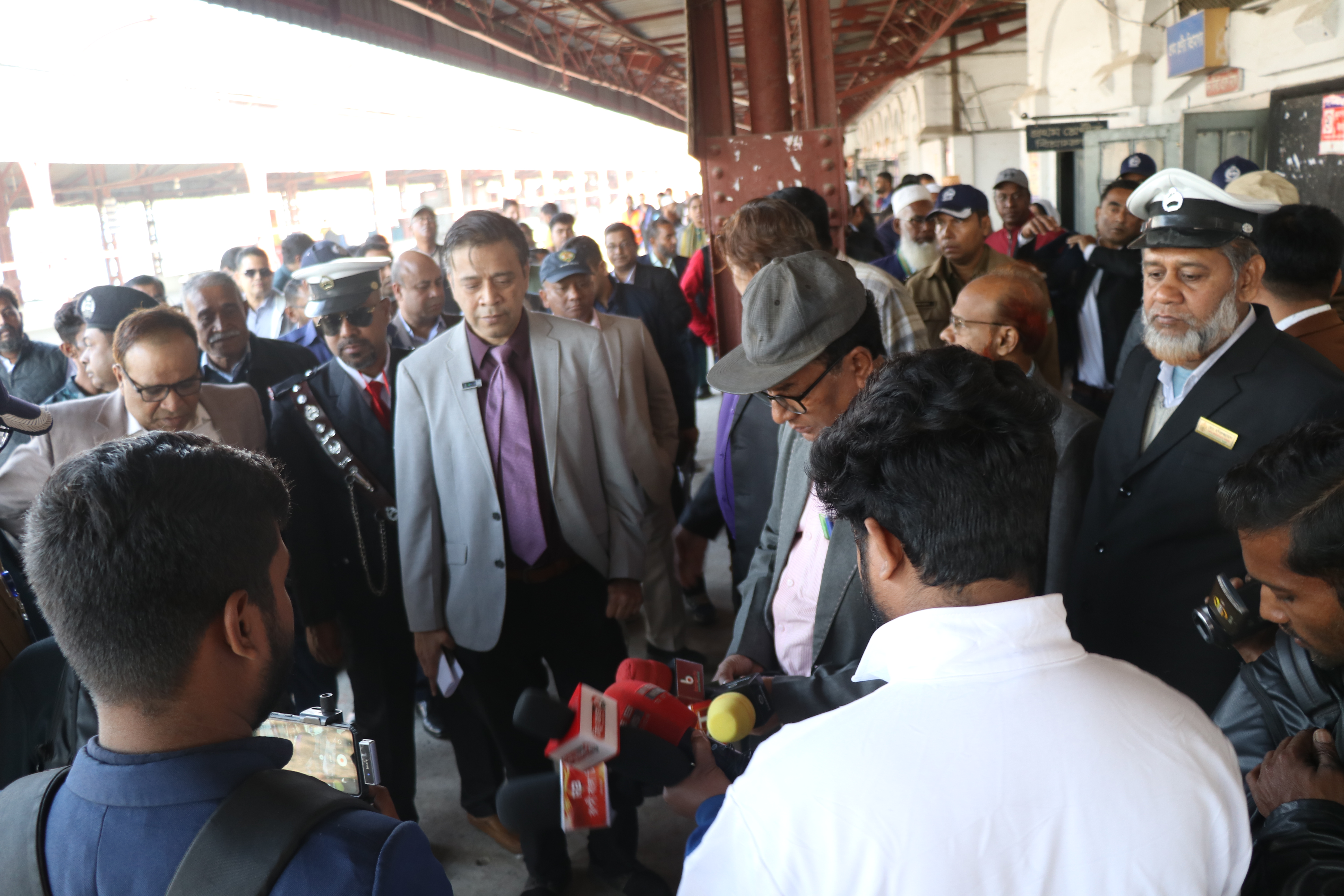 ঈশ্বরদী-সাস্তাহার সেকশন বার্ষিক পরিদর্শন।