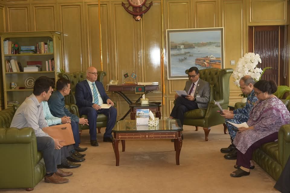 ঢাকা দক্ষিণ সিটি কর্পোরেশনের এর প্রশাসক জনাব মো: শাহজাহান মিয়ার সাথে ঢাকা স্যানিটেশন ইমপ্রুভমেন্ট প্রজেক্ট (ডিএসআইপি) এর প্রতিনিধি দল সাক্ষাৎ করেছেন (০৩/০৩/২০২৫)