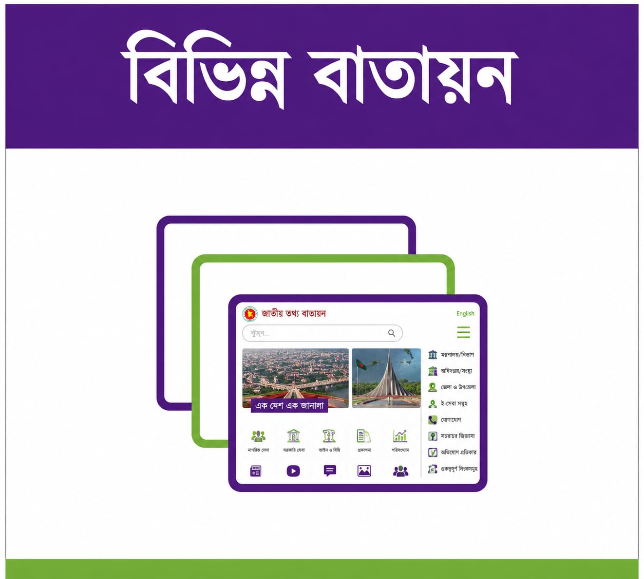 বিভিন্ন বাতায়ন